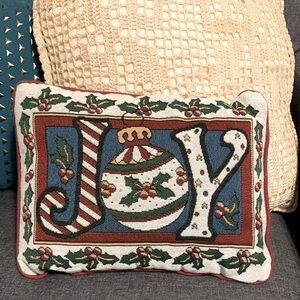 Vintage Christmas Small Pillow